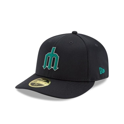 Sapca New Era Seattle Mariners MLB Clubhouse Collection Low Profile 59FIFTY Fitted - Albastri